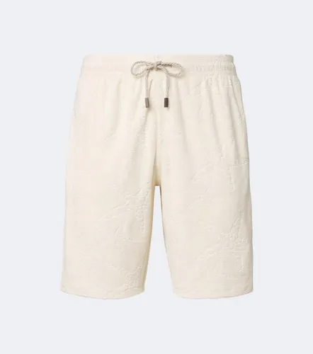 Bolide jacquard cotton-blend terry shorts - Vilebrequin - Modalova