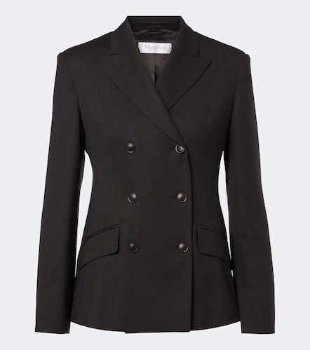 Double-breasted wool-blend blazer - Max Mara - Modalova
