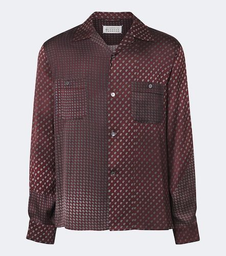 Camisa de satén con paisley - Maison Margiela - Modalova