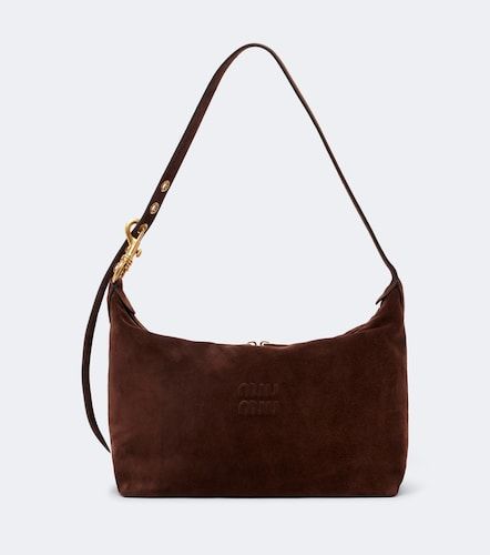 Borsa a spalla Spirit Medium in suede - Miu Miu - Modalova