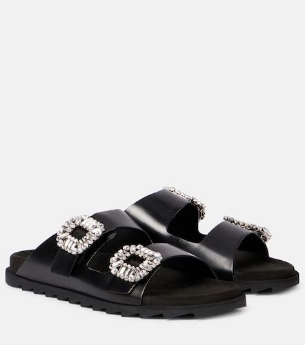 Slidy Viv' leather sandals - Roger Vivier - Modalova