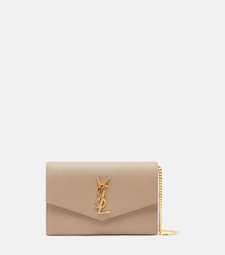 Cartera con cadena Uptown de piel - Saint Laurent - Modalova