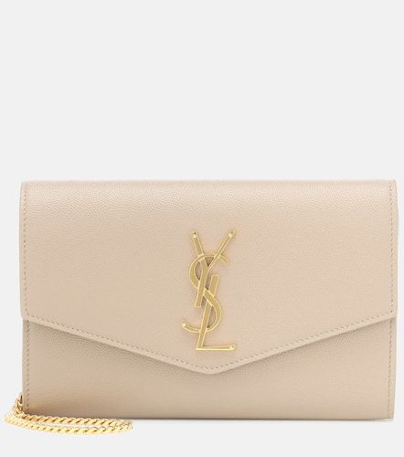 Uptown leather wallet on chain - Saint Laurent - Modalova