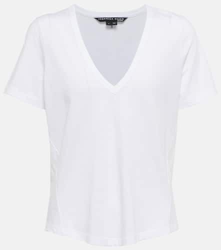 Cindy V-neck cotton T-shirt - Veronica Beard - Modalova