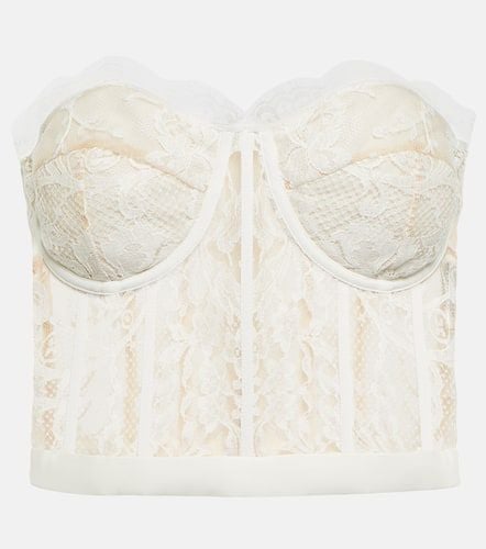 Guipure lace bustier - Alexander McQueen - Modalova