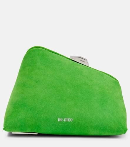 Midnight suede leather clutch - The Attico - Modalova