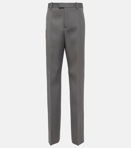 High-rise wool straight pants - Bottega Veneta - Modalova