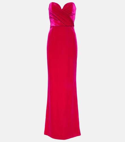 Bernadette strapless velvet gown - Rebecca Vallance - Modalova