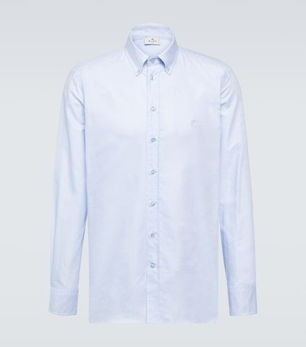 Camisa Oxford de algodón con logo - Etro - Modalova