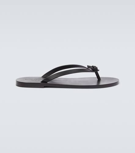 Saint Laurent Leather thong slides - Saint Laurent - Modalova