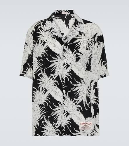 Printed silk bowling shirt - Valentino - Modalova