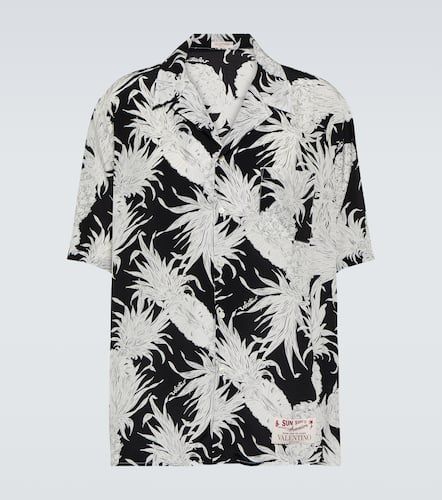 Printed silk bowling shirt - Valentino - Modalova