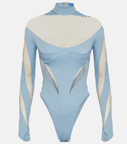 Mugler Body con tulle - Mugler - Modalova