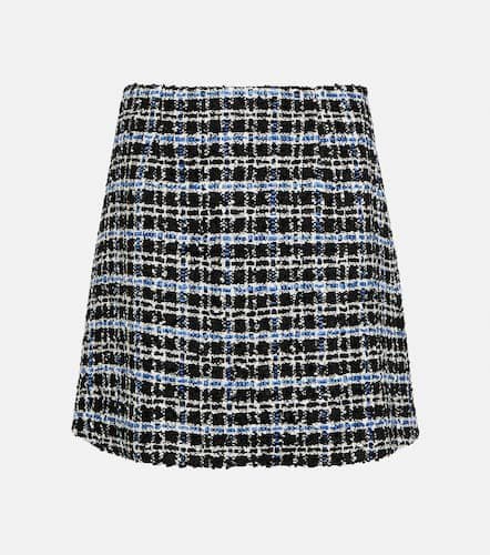 Checked tweed miniskirt - Carolina Herrera - Modalova