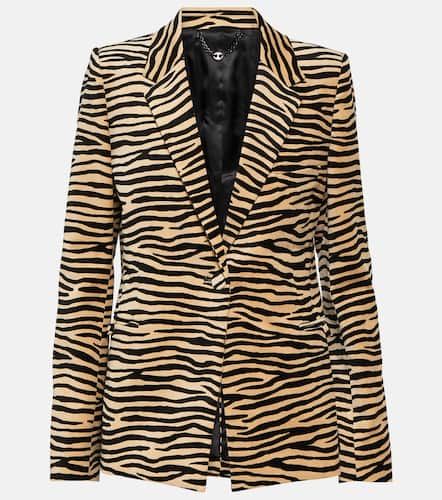 Rabanne Animal-print cotton blazer - Rabanne - Modalova
