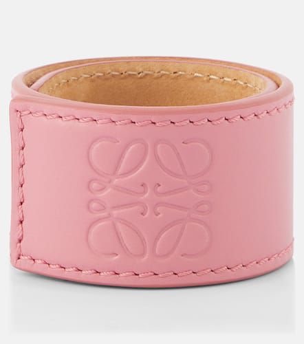 Paula's Ibiza Small Anagram leather bracelet - Loewe - Modalova