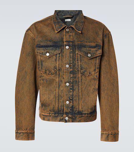 Distressed denim jacket - Dries Van Noten - Modalova