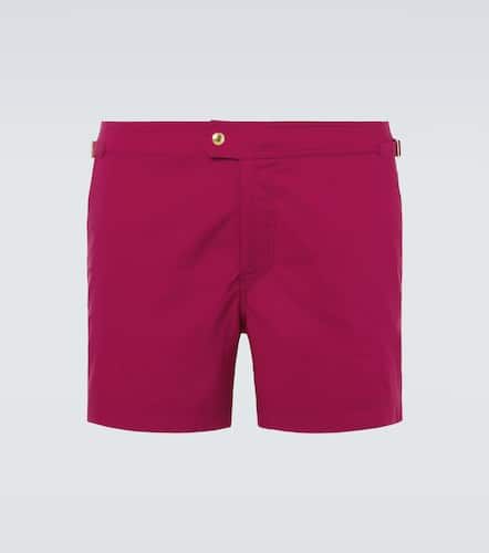 Technical poplin swim shorts - Tom Ford - Modalova