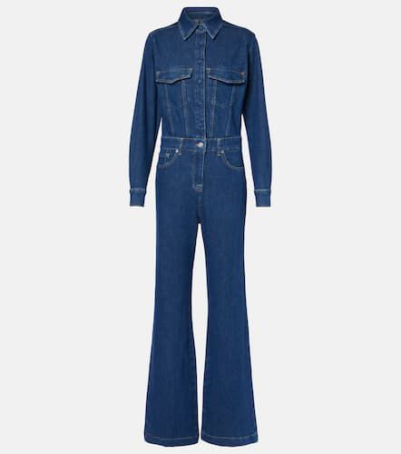 Flared denim jumpsuit - 7 For All Mankind - Modalova