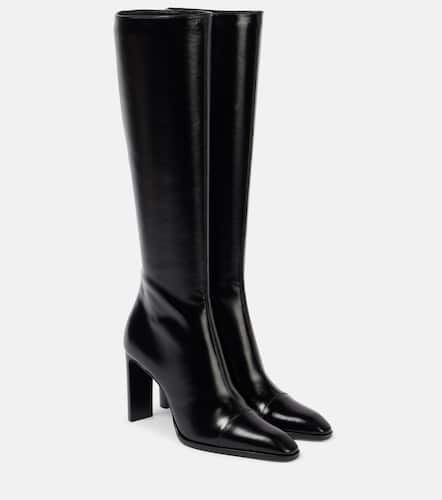 Venetia 95 leather knee-high boots - Saint Laurent - Modalova