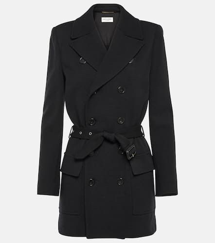 Saharienne wool-blend jacket - Saint Laurent - Modalova