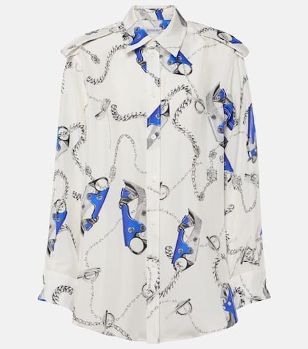 Burberry Printed silk shirt - Burberry - Modalova