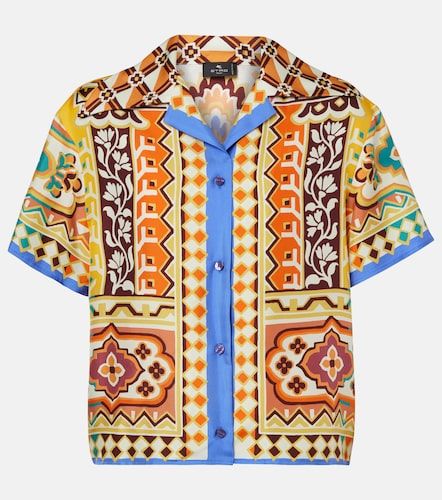 Etro Camisa de seda estampada - Etro - Modalova