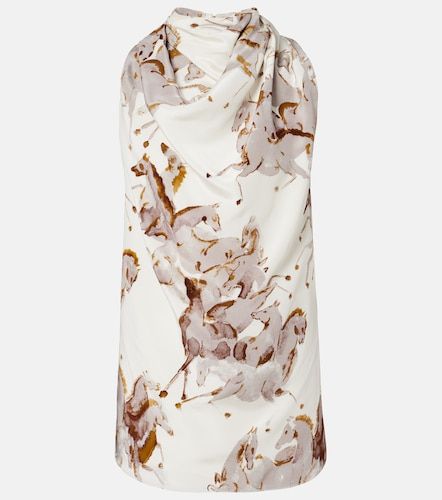 Top Sleary de seda drapeado - Altuzarra - Modalova