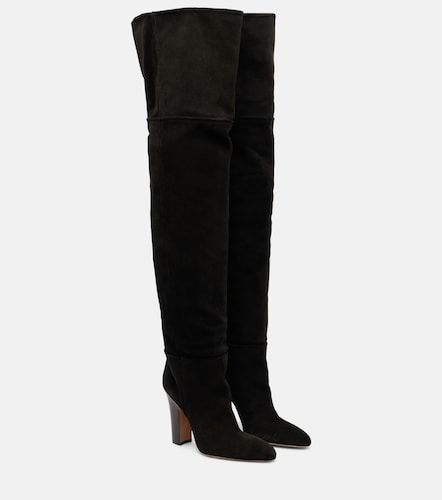 Overknee-Stiefel Lavinia aus Veloursleder - Paris Texas - Modalova