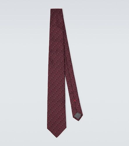 Corbata de seda en jacquard - Brunello Cucinelli - Modalova