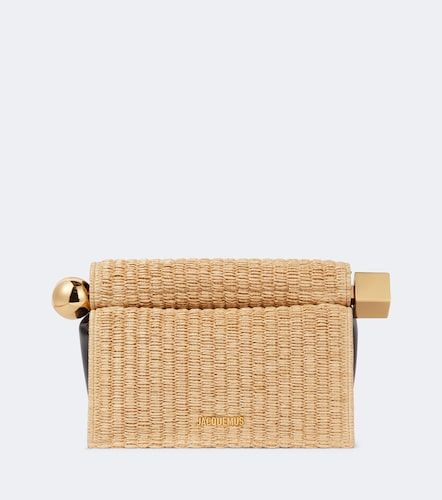 Clutch Rond Carré de efecto rafia - Jacquemus - Modalova