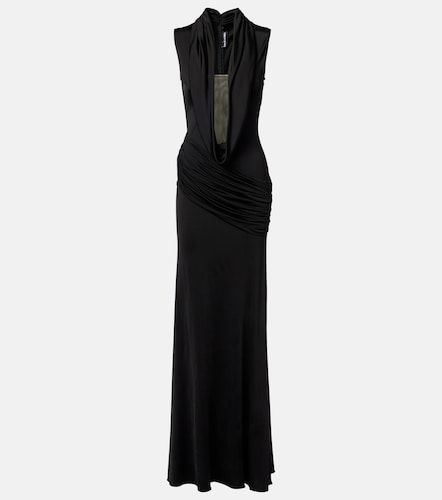 David Koma Abito lungo con mesh - David Koma - Modalova