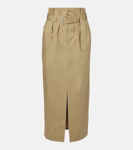 Falda midi de algodón plisada - Dries Van Noten - Modalova