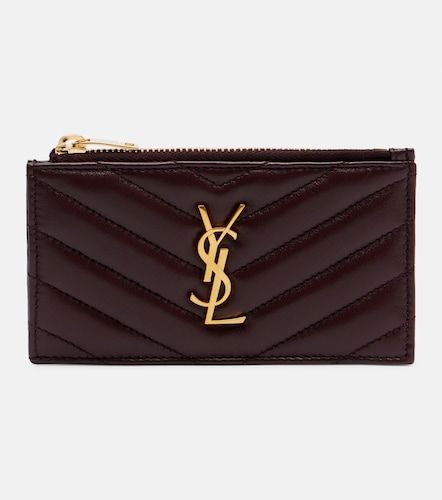 Tarjetero Cassandre de piel - Saint Laurent - Modalova
