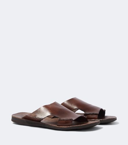 Sabah Lido leather slides - Sabah - Modalova