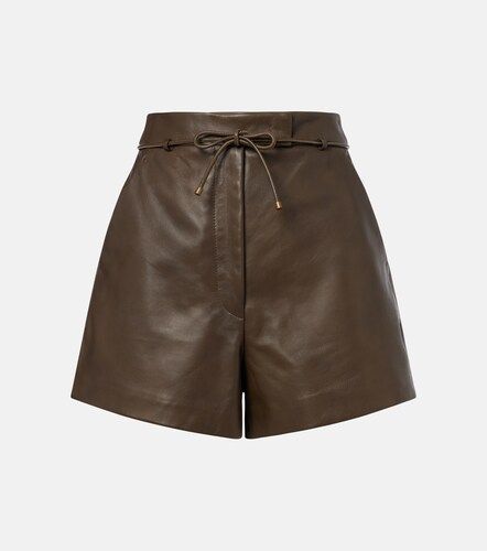 Max Mara Shorts aus Leder - Max Mara - Modalova