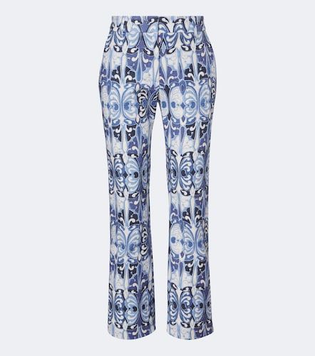 Pantalones rectos 24/7 de algodón estampados - La DoubleJ - Modalova