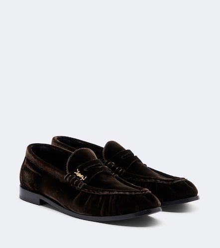 Loafers Le Loafer aus Samt - Saint Laurent - Modalova