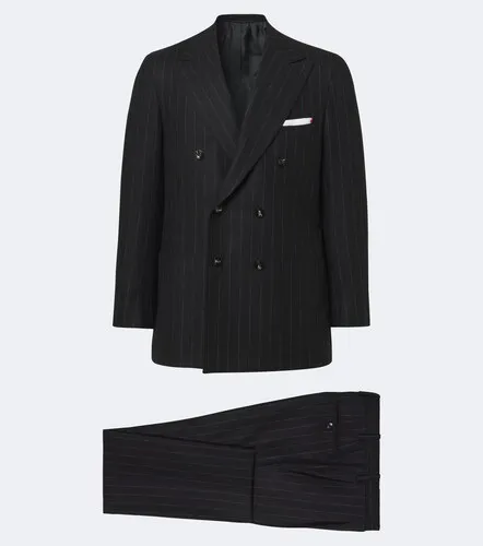 Pinstriped wool and cashmere suit - Kiton - Modalova