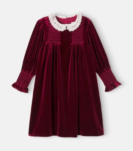 Kleid Lory aus Samt mit Spitze - C'era Una Volta - Modalova