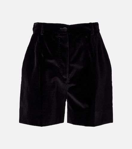 Shorts in misto cotone e seta - Dolce&Gabbana - Modalova