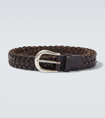 X Aaron Levine braided leather belt - Studio Nicholson - Modalova