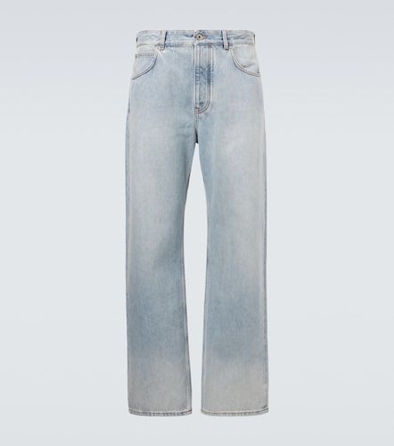 Jeans rectos con efecto desgastado - Loewe - Modalova