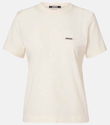 T-shirt in jersey di cotone con logo - Jacquemus - Modalova