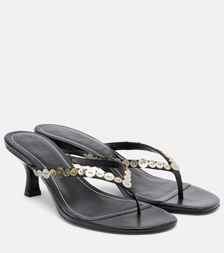 Staud Freja leather thong sandals - Staud - Modalova