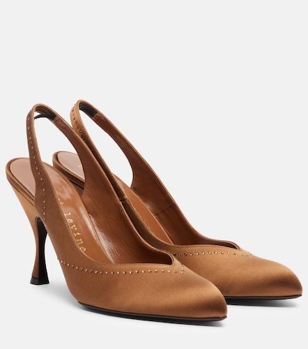 Star Dust 95 embellished satin slingback pumps - Herbert Levine - Modalova