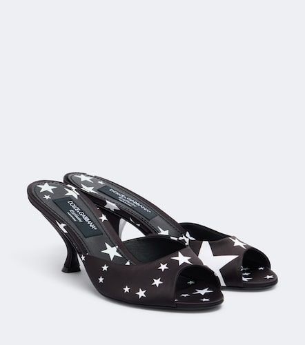 Dolce&Gabbana Pantoletten aus Satin - Dolce&Gabbana - Modalova