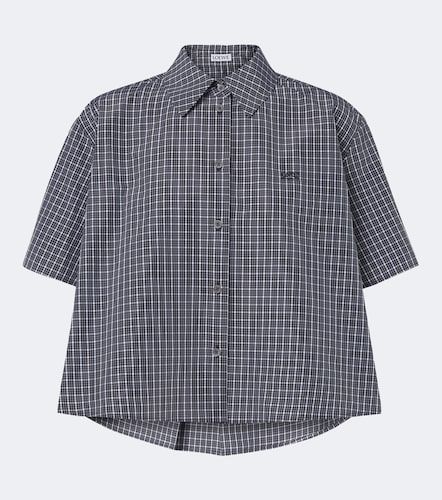 Loewe Checked cotton-blend shirt - Loewe - Modalova