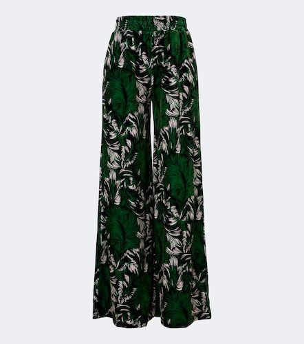 Pantalones palazzo de jersey estampados - La DoubleJ - Modalova