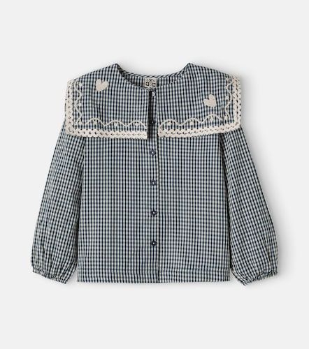 Camisa Pioupiou a cuadros Vichy bordada - Bonton - Modalova